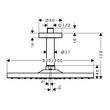 Верхній душ Hansgrohe Raindance E 300 1jet 26250000 хром, фото 2