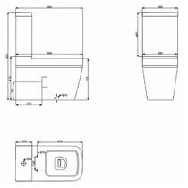 Бачок для унітаза Devit Optima 3110130 зі зливним механізмом 3110130, фото №3
