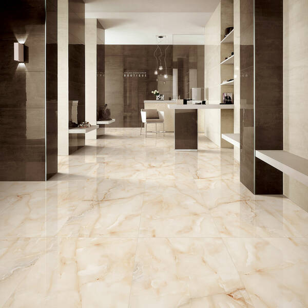 Керамограніт Megagres Onyx Crema 60x120 см, фото 2