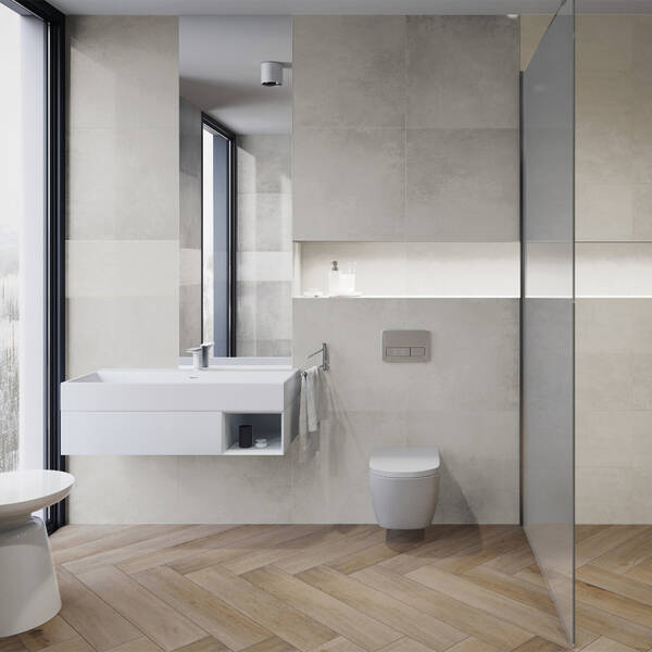 Керамограніт Cerrad Podloga Tassero Gris Rect 59,7х119,7 см, фото 2