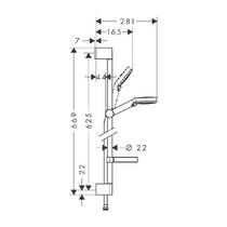 Душевой набор Hansgrohe 26553400 Crometta Vario/Unica’Croma, фото №2