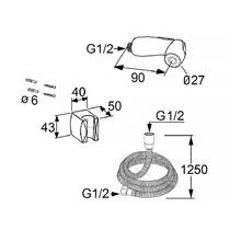 Гігієнічний душ Kludi Bozz 730420500 хром, фото №5