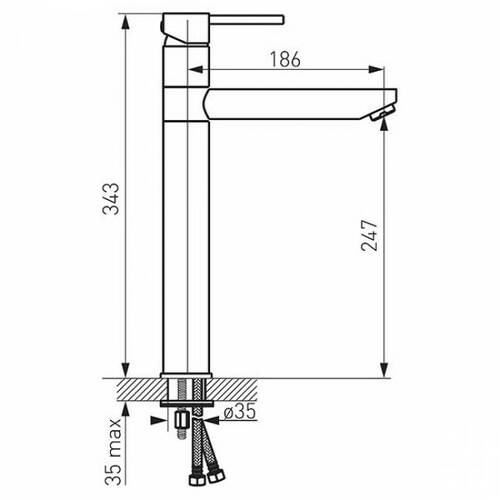 Смеситель для раковины Ferro Fiesta BFI2L, фото 3