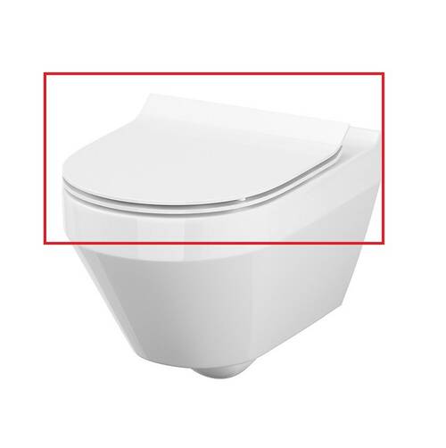 Кришка для унітаза Cersanit Crea Soft Close slim, фото 2