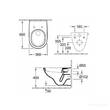 Унітаз підвісний Villeroy&Boch O. Novo 5660H101 із сидінням Soft Close, фото 3