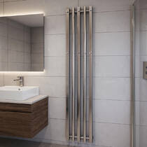 Рушникосушарка комбінована з теном Mario Бітуб 1500х360/320 мм хром (ТЕН TERMA КТХ 300W, блок управління TERMA КТХ 4S), фото №1