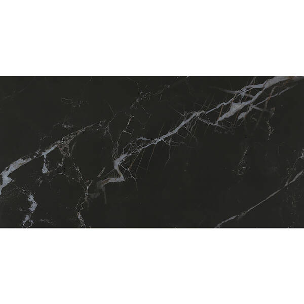 Керамограніт Almera Ceramica-2 Xl Qi918P989M Imperium Black 90x180 см, фото 2