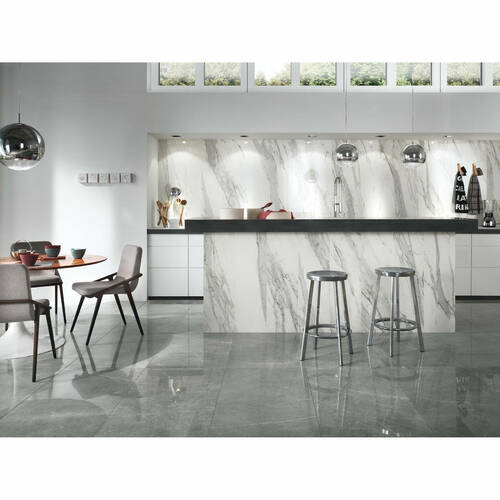 Керамограніт Novabell Imperial Imp-82Rt Calacatta Bianco Silk Ret 60x120 см, фото 5