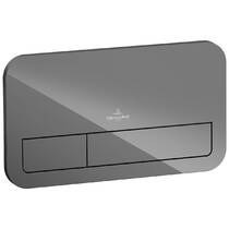 Клавіша змиву Villeroy & Boch ViConnect M200 922400RA сірий глянець, скло, фото №2