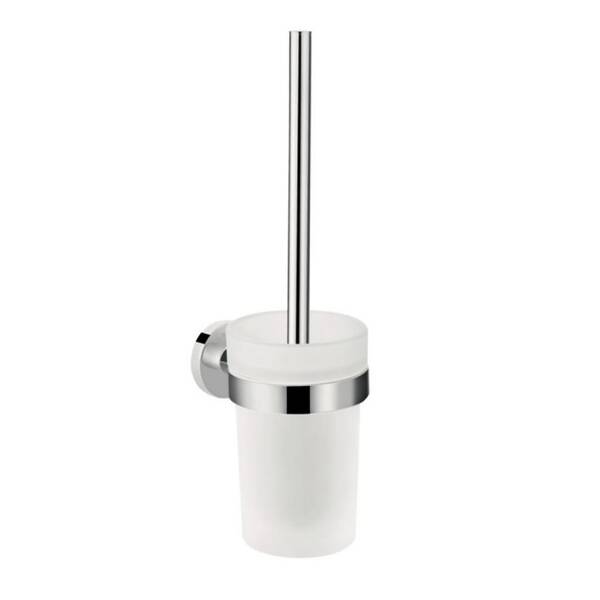 Щітка для унітазу Hansgrohe Logis Universal 41722000 з тримачем хром/білий, фото 1
