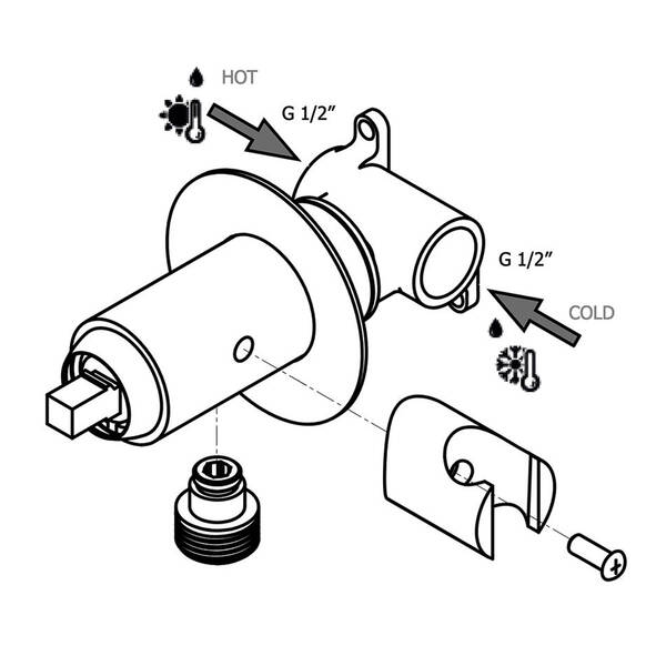 Гігієнічний душ Paffoni Tweet Round Mix ZDUP 110 CR Tondo зі змішувачем, фото 5