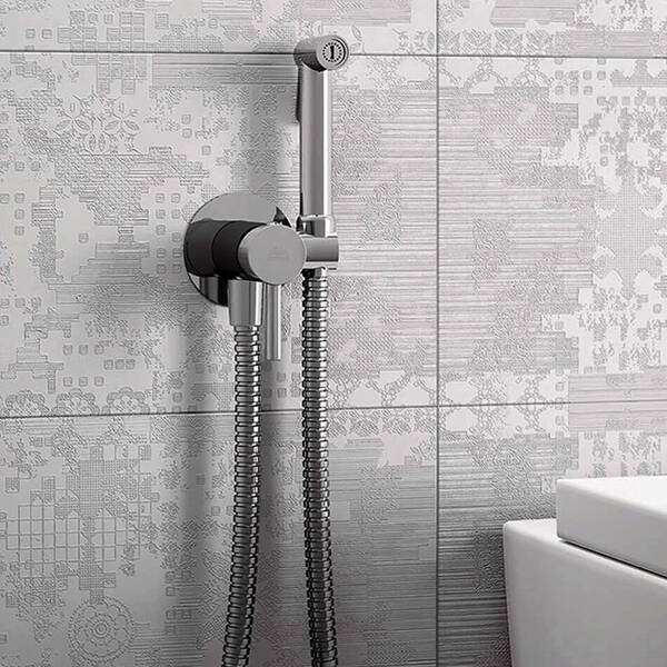 Гігієнічний душ Paffoni Tweet Round Mix ZDUP 110 CR Tondo зі змішувачем, фото 1