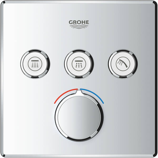 Змішувач прихованого монтажу для душу Grohe SmartControl 29149000 зовнішня частина, фото 2