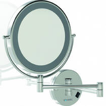 Косметичне дзеркало Genwec GW05 31 06 02 з LED-підсвічуванням та збільшенням х3, хром, фото №1