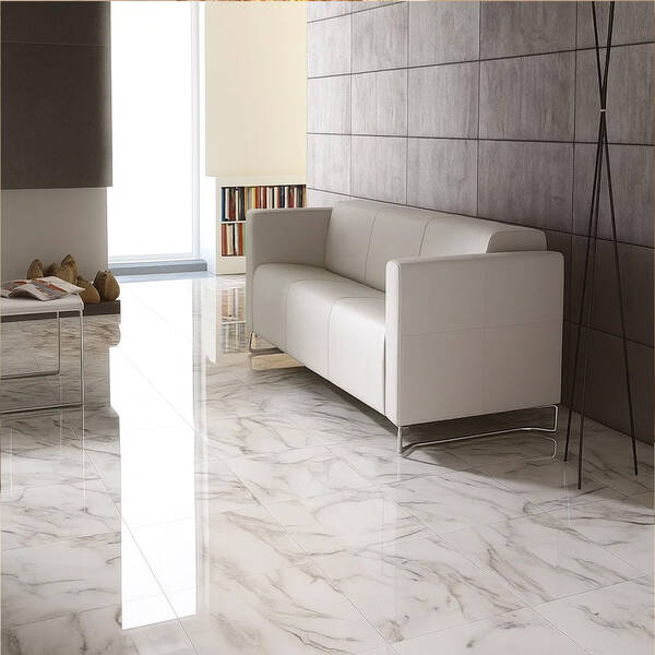 Керамограніт Megagres Carrara Gqw6320P Carrara Pol 60x60 см, фото 1