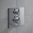Змішувач прихованого монтажу для душу Hansgrohe Ecostat Square 15714000 з термостатом, фото 1