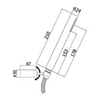 Душовий набір Paffoni Master ZDUP 036 NO чорний матовий, фото №2