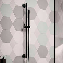 Душовий набір Paffoni Master ZDUP 036 NO чорний матовий, фото №7