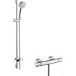 Змішувач для душу термостатичний Hansgrohe Croma 100 Vario/Ecostat Comfort 27035000 з душовим набором і штангою, хром, фото 1