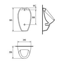 Пісуар підвісний Cersanit Apollo A 100, фото №3