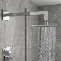 Держатель верхнего душа Paffoni ZSOF 063 CR 400 мм настенный, фото №1