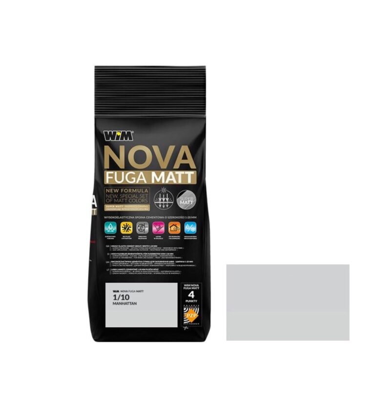 Зат WIM NOVA FUGA MATT 1/10 2кг манхетен (1 сорт)