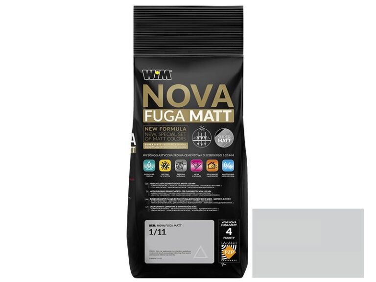 Зат WIM NOVA FUGA MATT 1/11 2кг сріб-сірий (1 сорт)