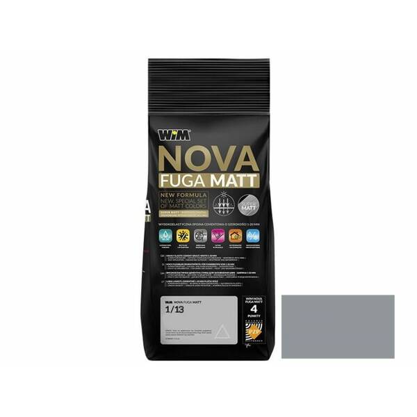Зат WIM  NOVA FUGA MATT 1/13  2кг цементний  (сірий)