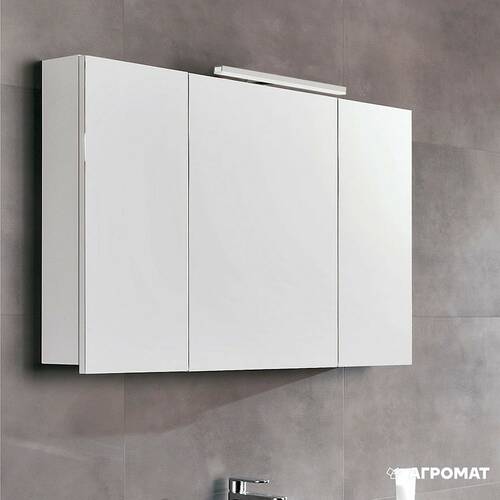 Дзеркальна шафа Royo Nika 19117 100 см білий, фото 2