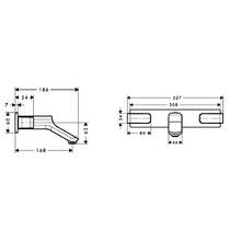 Змішувач прихованого монтажу для раковини Axor Urquiola 11042000 хром, фото №2