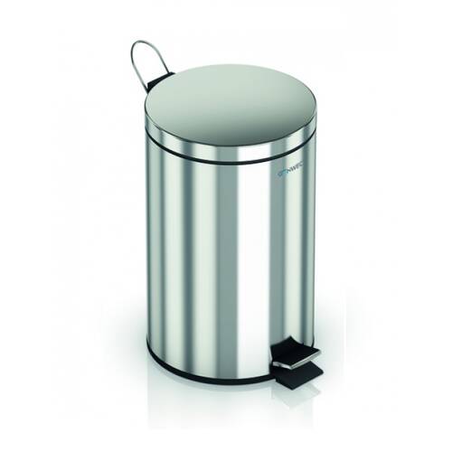 Відро для сміття Genwec GW06 02 04 02 5л хром, фото 1