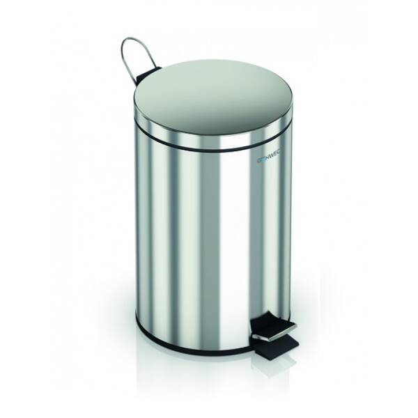 Відро для сміття Genwec GW06 02 04 02 5л хром, фото 1
