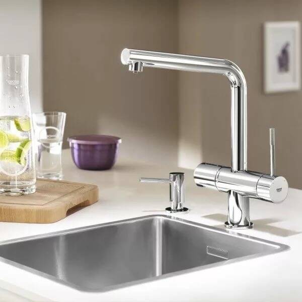 Змішувач для раковини Grohe Blue Minta Pure 31345002 із функцією очищення водопровідної води, фото 3