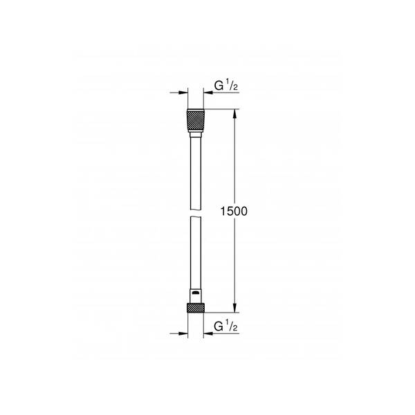 Душовий шланг Grohe Silverflex Longlife 26346000 1,5 м, фото 2