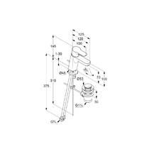 Змішувач для раковини Kludi Pure&Easy 373820565, фото №2