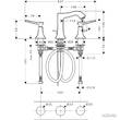 Смеситель для раковины Hansgrohe Metris Classic 31073000, фото 2