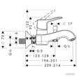 Змішувач для ванни Hansgrohe Metris Classic 31478000, фото 2