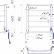 Полотенцесушитель электрический Mario Люкс НР-ИТR К 800х530/150 810х520 мм хром 105 Вт, фото 6