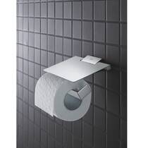 Тримач для туалетного паперу Grohe Selection Cube 40781000 з кришкою хром, фото №3