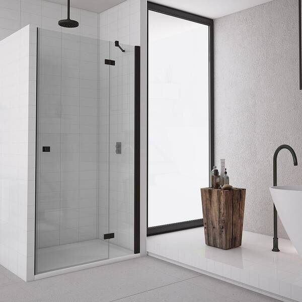Душевые двери SanSwiss, Annea BlackLine AN13D12000607 120х200 см распашные правые, фото 1