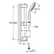 Душовий набір Grohe Euphoria 110 Duo 27242001 хром, фото №2