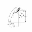Ручний душ Grohe Movario 28393000 5 видів струменя, фото 2