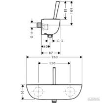 Смеситель для душа Hansgrohe PuraVida 15672000, фото №2