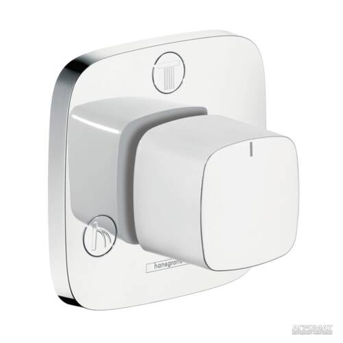 Запірний, перемикаючий вентиль Hansgrohe PuraVida 15937400 зовнішня частина, фото 1