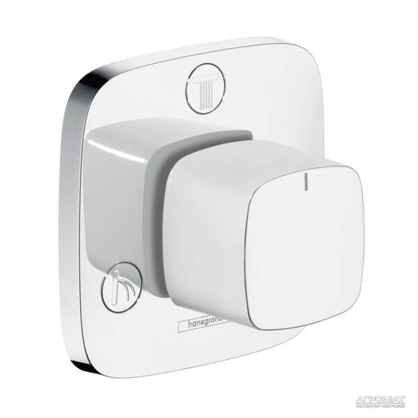 Запірний, перемикаючий вентиль Hansgrohe PuraVida 15937400 зовнішня частина, фото 1