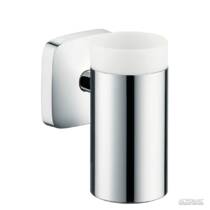 Стакан Hansgrohe PuraVida 41504000 с держателем хром, фото №1