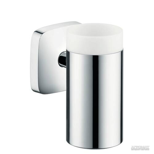Склянка Hansgrohe PuraVida 41504000 з тримачем хром, фото 1