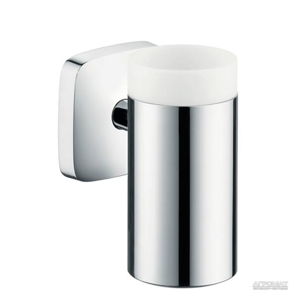 Склянка Hansgrohe PuraVida 41504000 з тримачем хром, фото 1