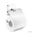 Тримач для туалетного паперу Hansgrohe PuraVida 41508000 з кришкою хром, фото 1