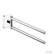 Тримач для рушників Hansgrohe PuraVida 41512000 подвійний динамічний хром, фото №1